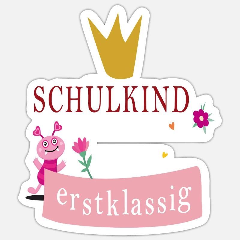 Écolier de première classe Sticker taille S (10 x 10 cm)
