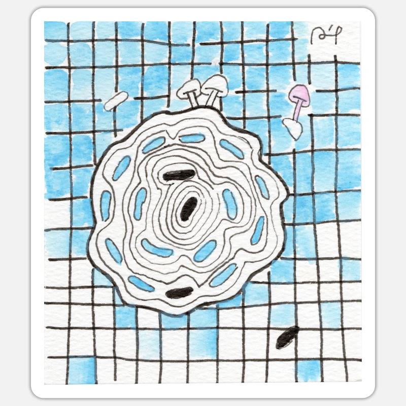 Confusion 18 - Sticker size S (10 x 10 cm) - white matte