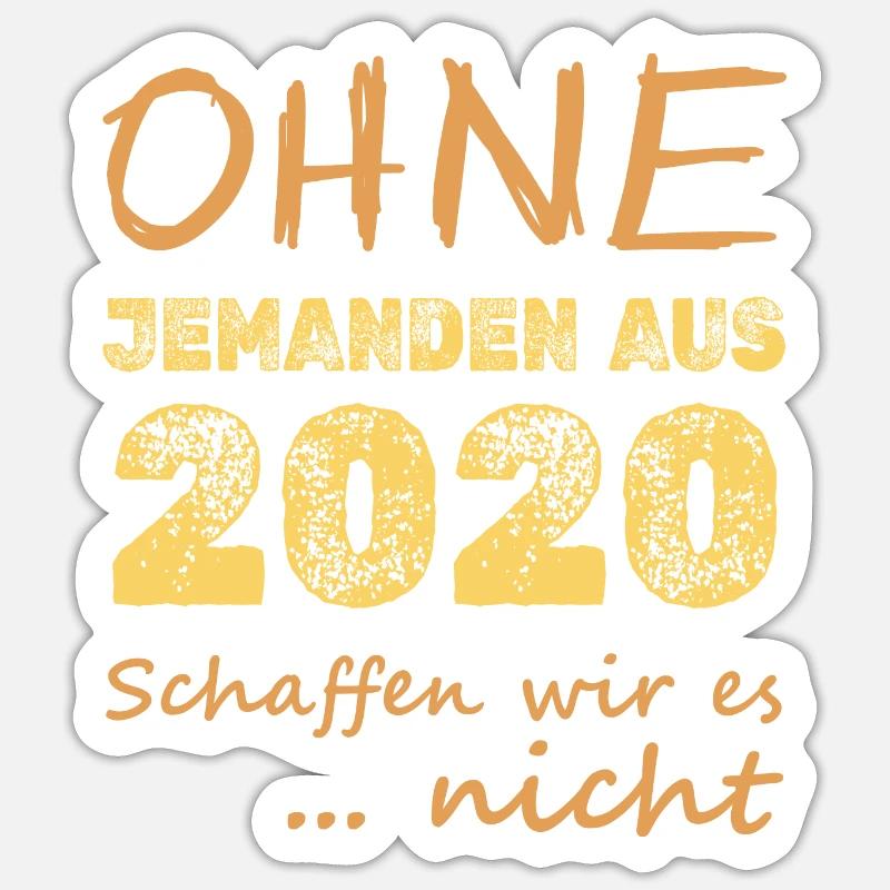 2020 - Sticker size S (10 x 10 cm) - white matte