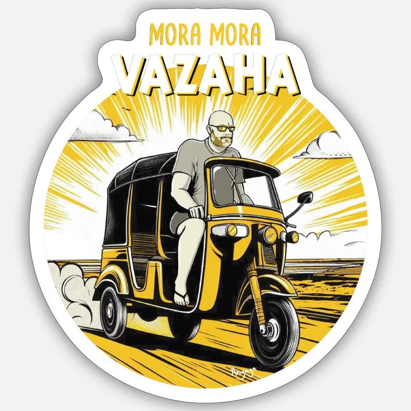 MORA MORA VAZAHA Sticker size S (10 x 10 cm)