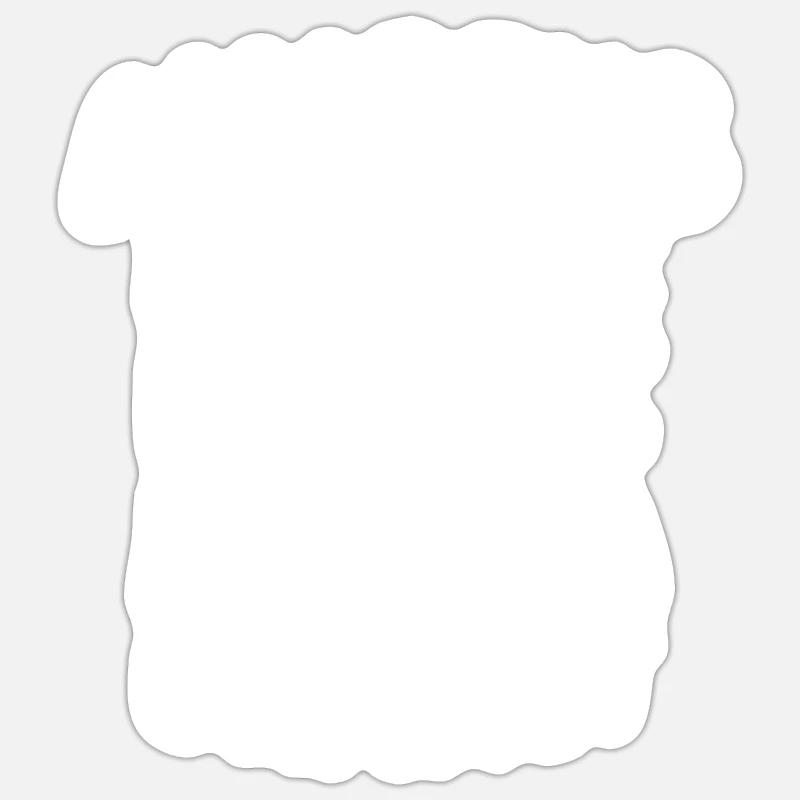 Cadeau pour Amadeus - Sticker taille S (10 x 10 cm) - blanc mat