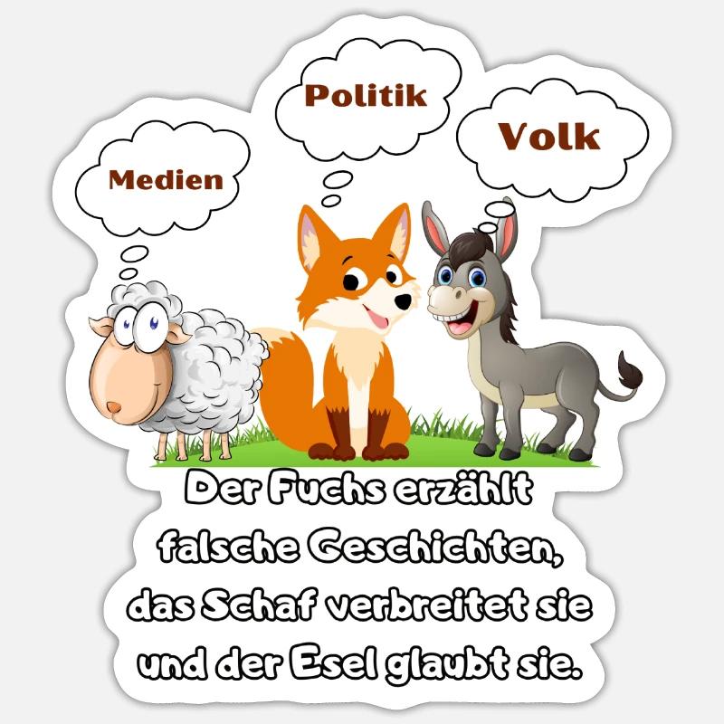 Sticker Größe S (10 x 10 cm) - 