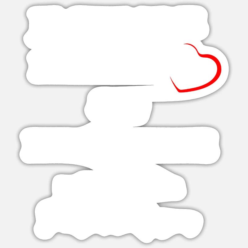 Ich bin Krankenschwester - Sticker Größe S (10 x 10 cm) - Mattweiß