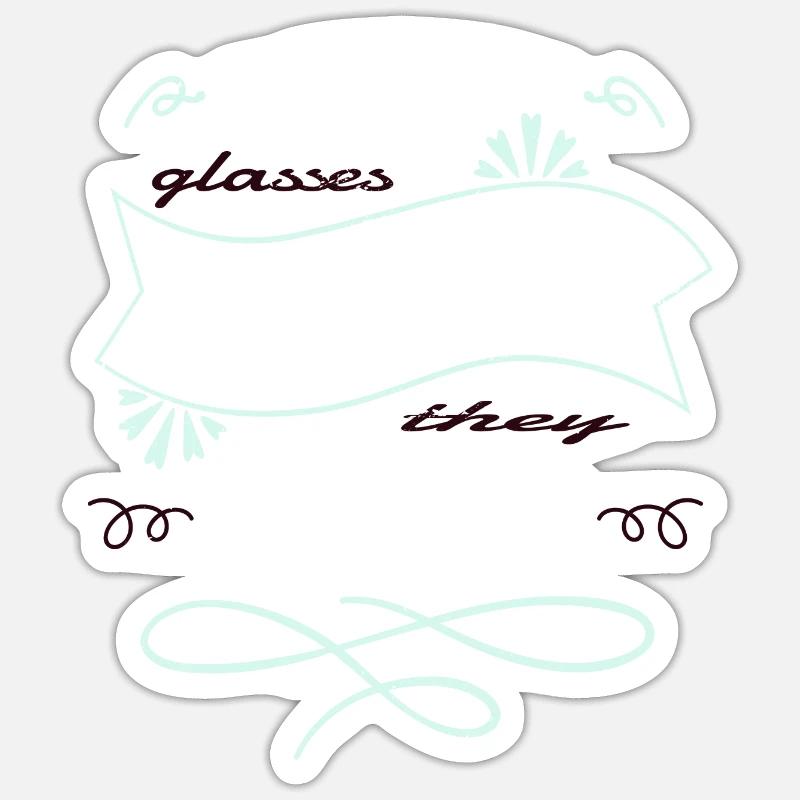 Fun Computer Language - Sticker size S (10 x 10 cm) - white matte