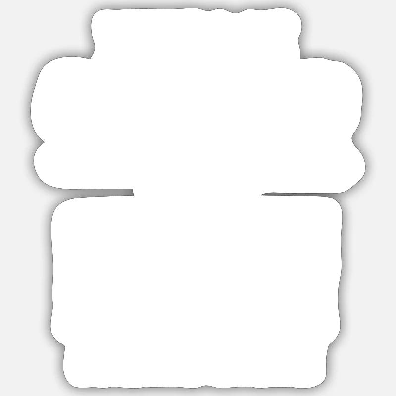 SUPER PAPI - Sticker taille S (10 x 10 cm) - blanc mat