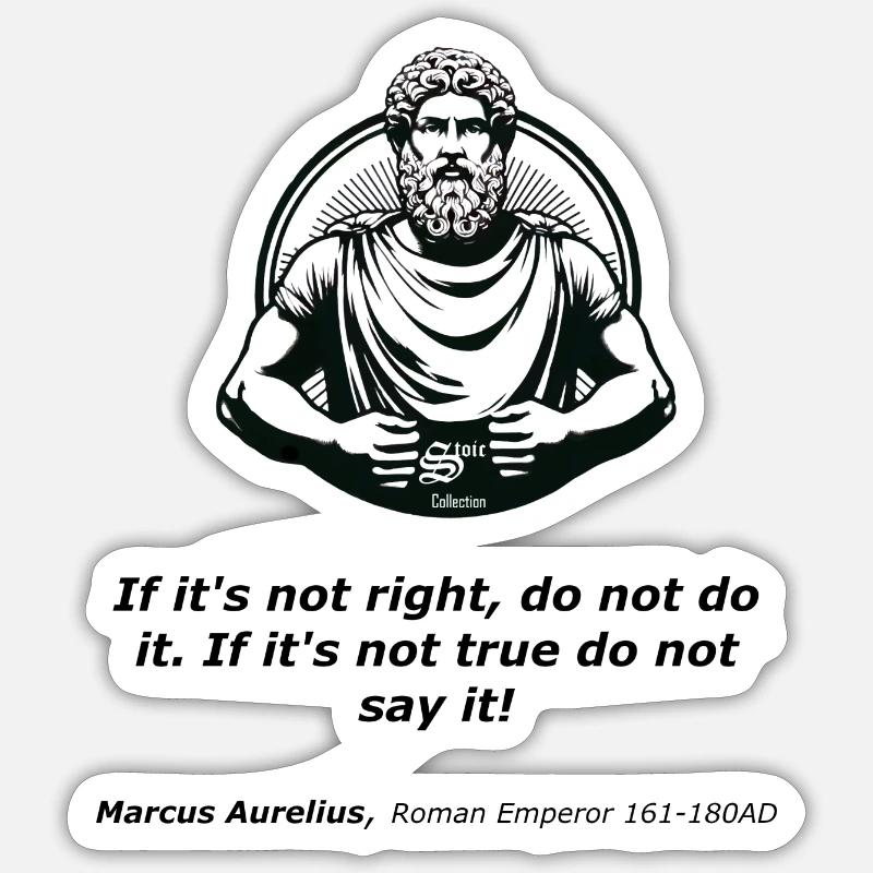 Ancient Wisdom-Integrity Sticker size S (10 x 10 cm)