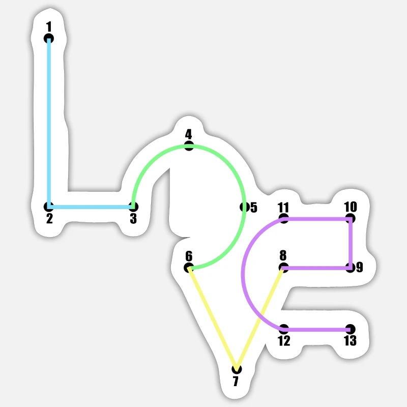 Sticker taille S (10 x 10 cm) - 