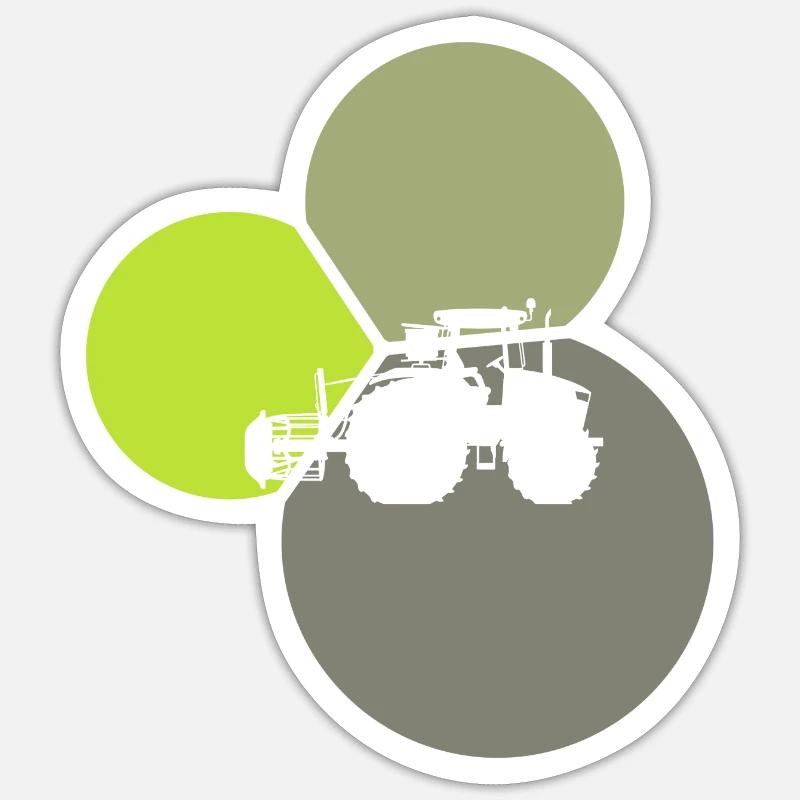 Moissonneuse-batteuse Bauer Hof Sticker taille S (10 x 10 cm)