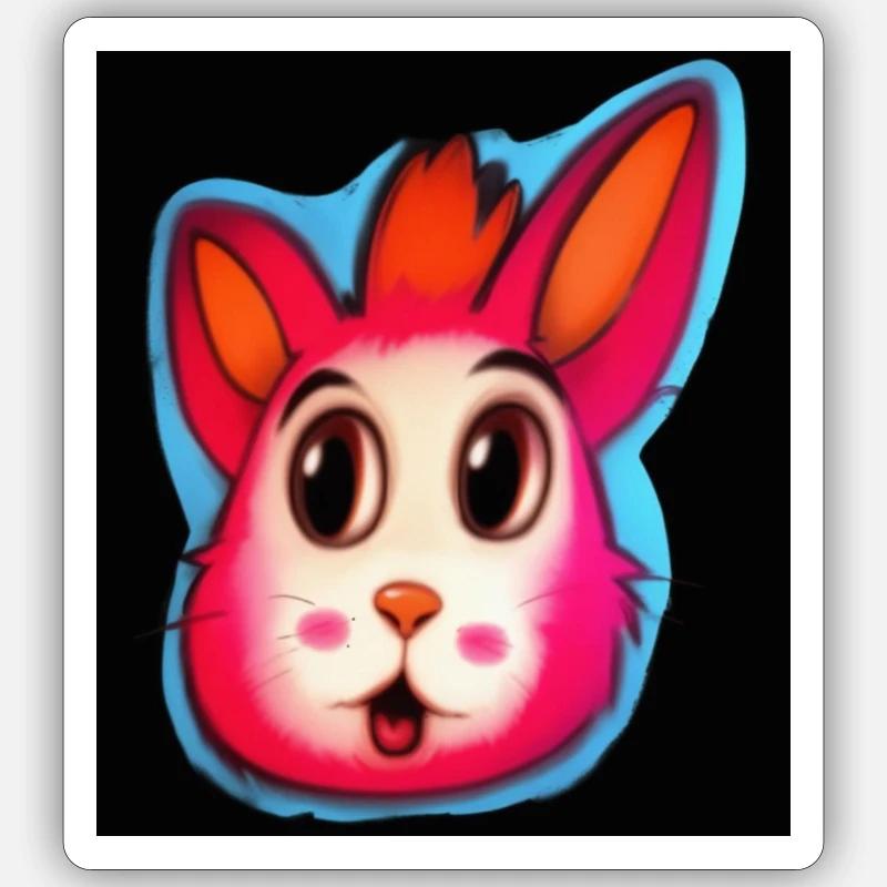 CHAT MIGNON Sticker taille S (10 x 10 cm)