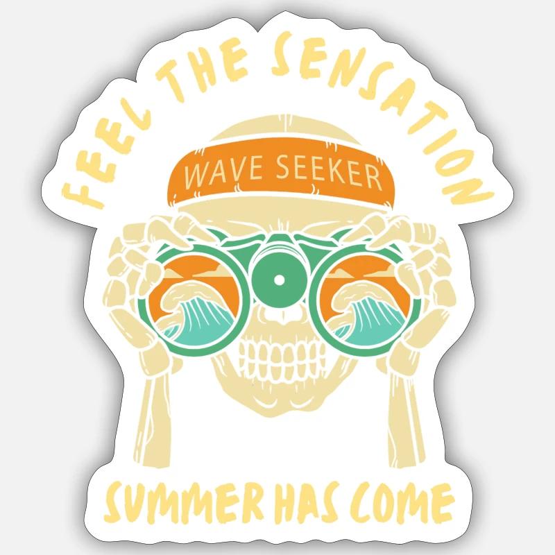 Summer - Sticker size S (10 x 10 cm) - white matte
