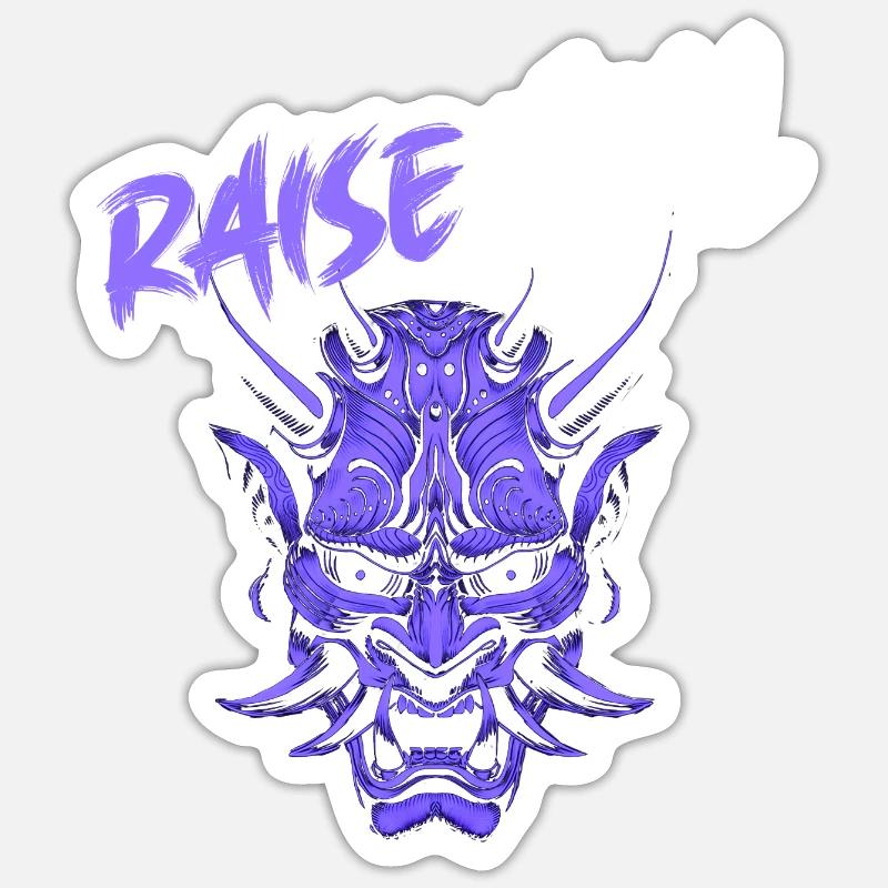 RAISE HELL Sticker Größe S (10 x 10 cm)