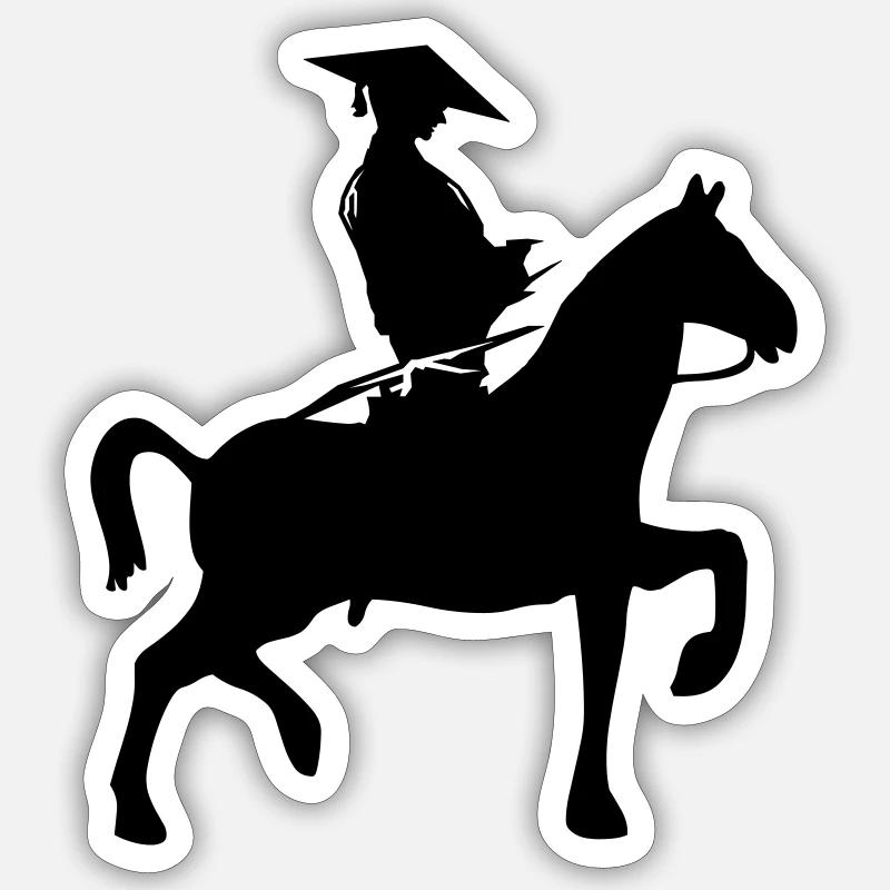 Samurai Rider Sticker size S (10 x 10 cm)