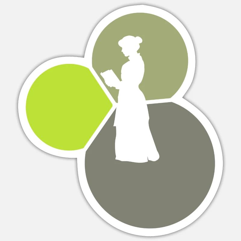 Read Author Novel Sticker size S (10 x 10 cm)