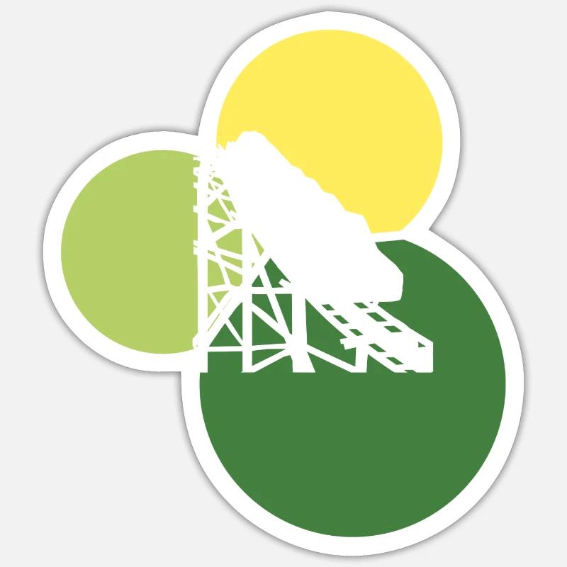 Roller coaster Lukas Sticker size S (10 x 10 cm)