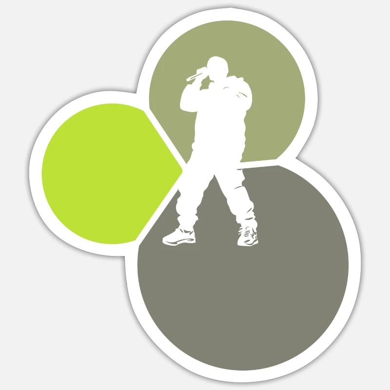 Sticker taille S (10 x 10 cm) - 