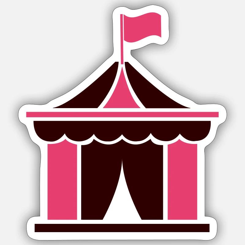 circus Sticker size S (10 x 10 cm)