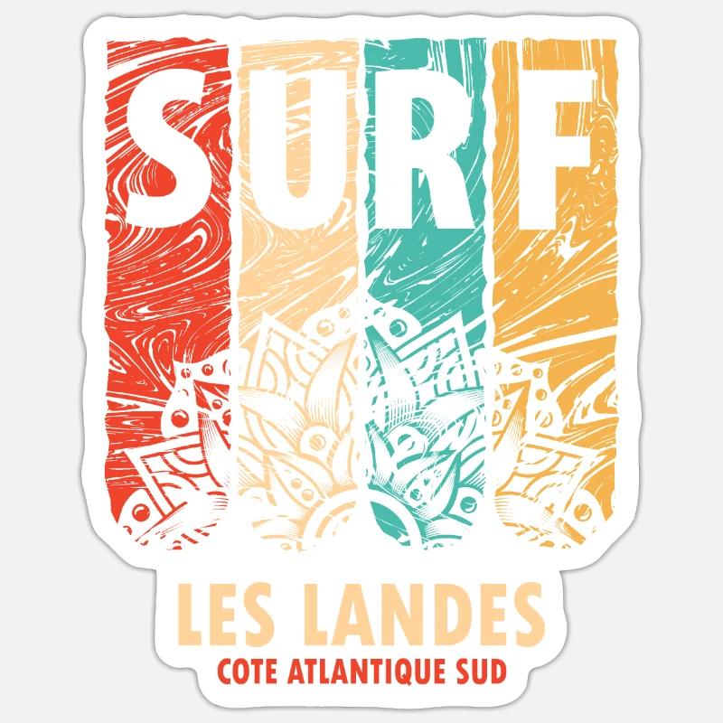 SURF Sticker taille S (10 x 10 cm)