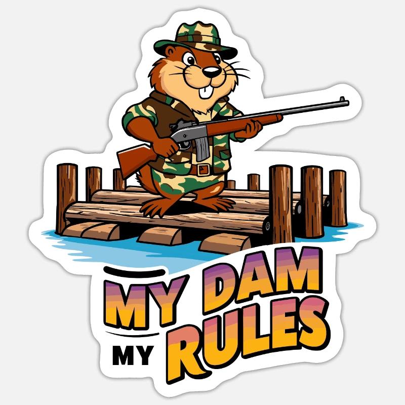 Agent de sécurité Bieber Sticker taille S (10 x 10 cm)