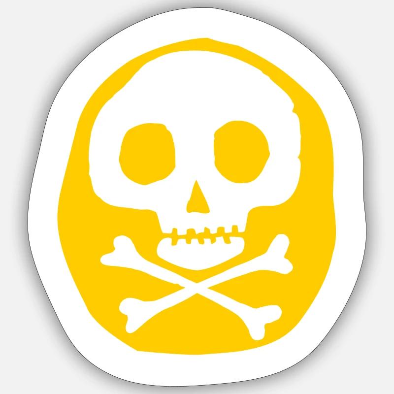 Skull & Bones Sticker size S (10 x 10 cm)
