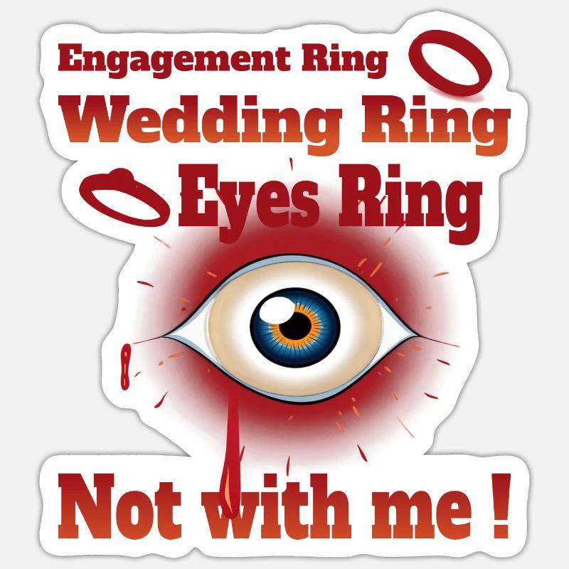 Single Leben Sticker Größe S (10 x 10 cm)