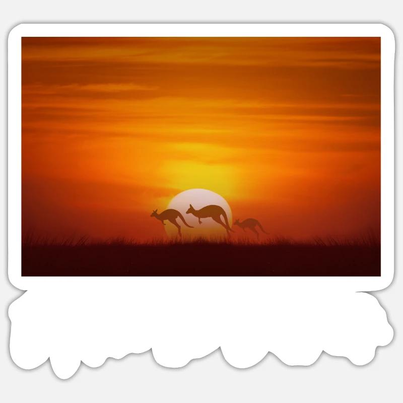Explore the outback Sticker Größe S (10 x 10 cm)