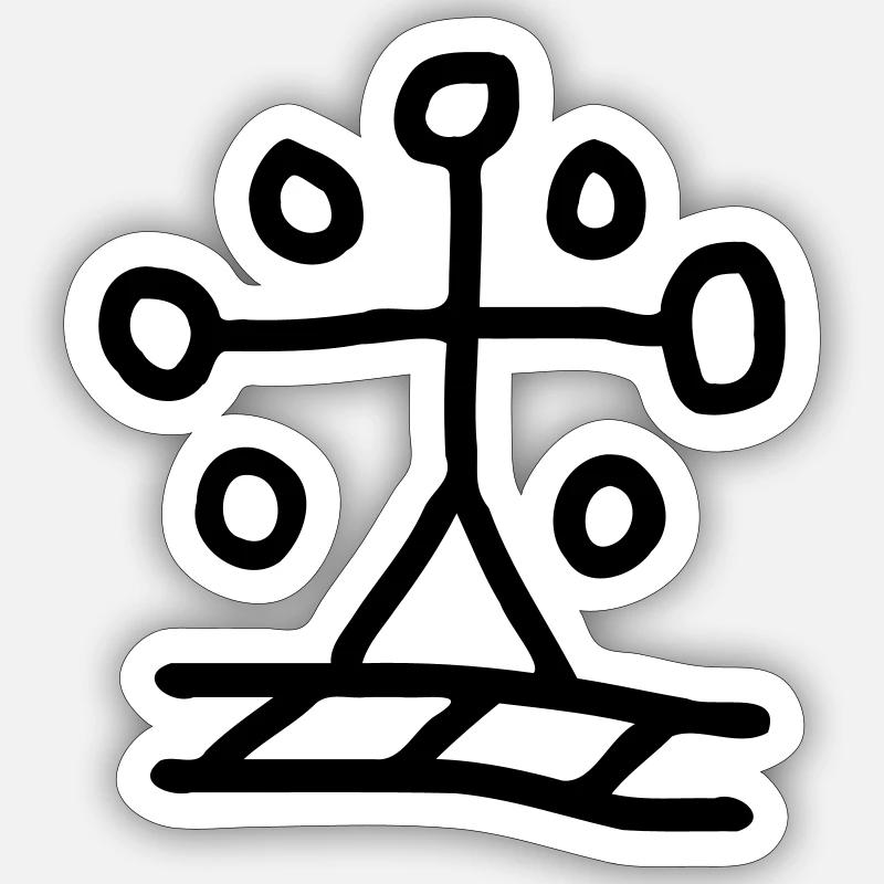 Noide-Dirre Sticker taille S (10 x 10 cm)