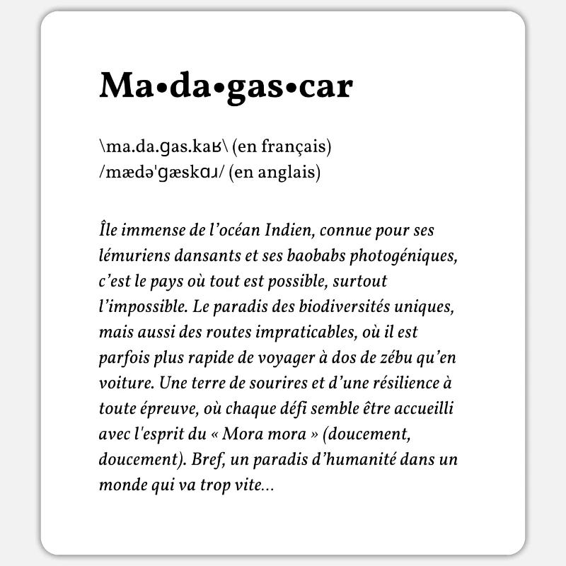 Sticker taille S (10 x 10 cm) - 