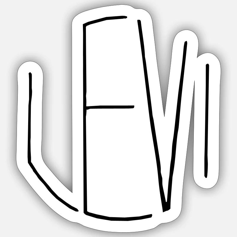 Sticker size S (10 x 10 cm) - 