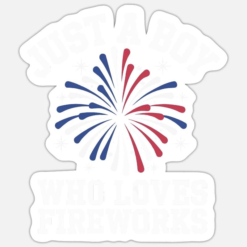 Pyrotechnie Feux d’artifice Pyrotechnie - Sticker taille S (10 x 10 cm) - blanc mat