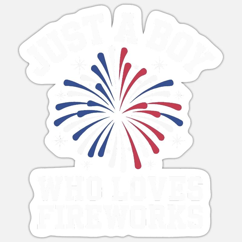 Pyrotechnie Feux d’artifice Pyrotechnie - Sticker taille S (10 x 10 cm) - blanc mat
