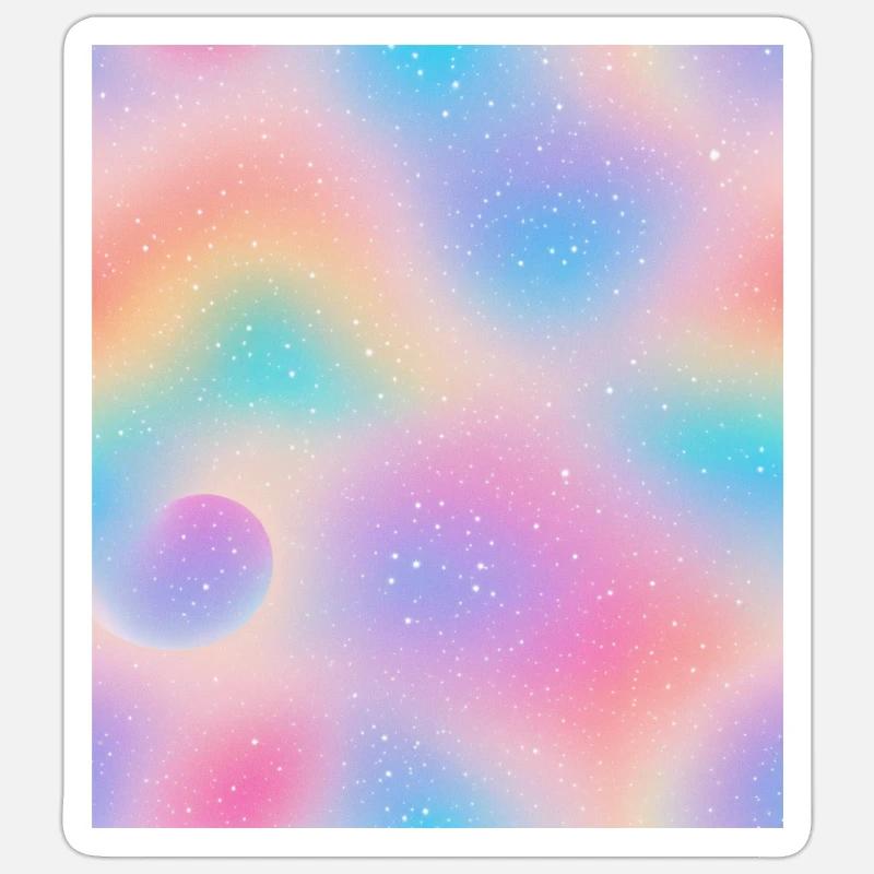 L’œil dans l’abstraction Sticker taille S (10 x 10 cm)