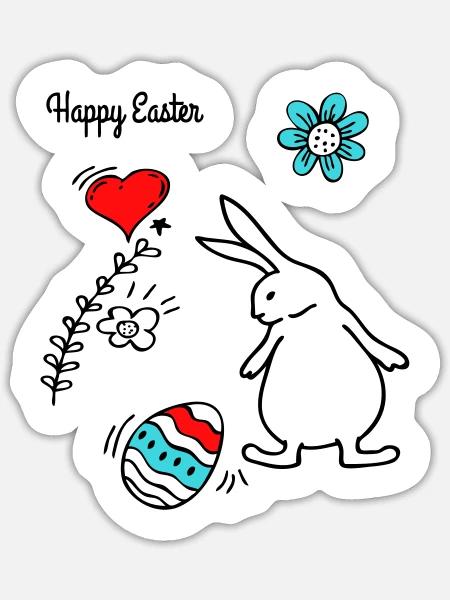 - Sticker size S (10 x 10 cm) - white matte