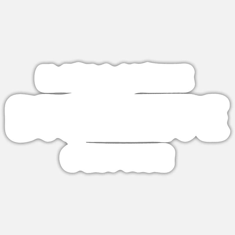 Wife friend tests funny on a daily basis - Sticker size S (10 x 10 cm) - white matte