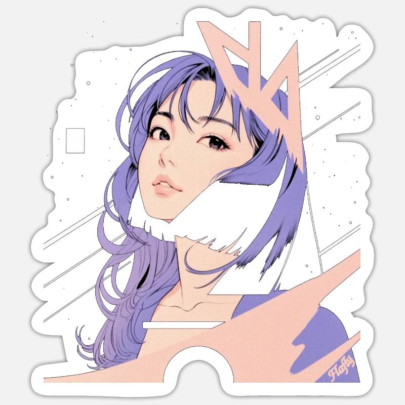 Space Nostalgia ✨ Sticker size S (10 x 10 cm)