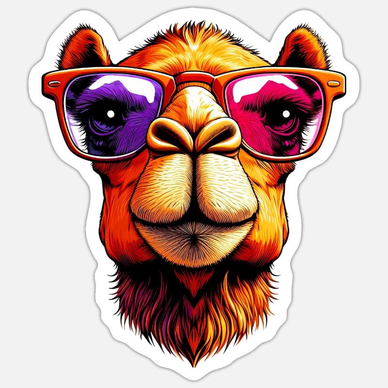 Camel Sticker size S (10 x 10 cm)