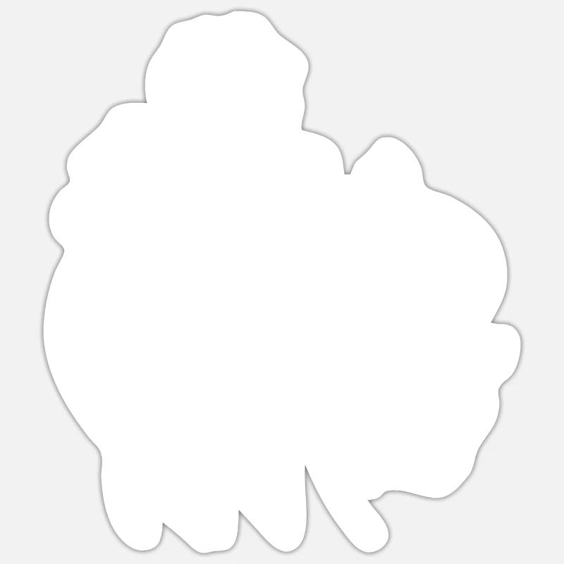 Roses - Sticker size S (10 x 10 cm) - white matte