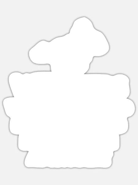 Wenn mein Pferd dich nicht mag - Sticker Größe S (10 x 10 cm) - Mattweiß