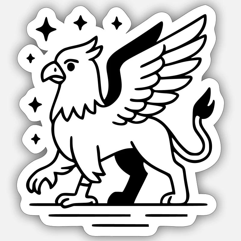 Greif Sticker Größe S (10 x 10 cm)