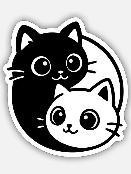 - Sticker size S (10 x 10 cm) - white matte