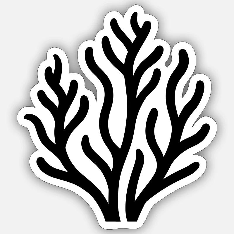 algue Sticker taille S (10 x 10 cm)