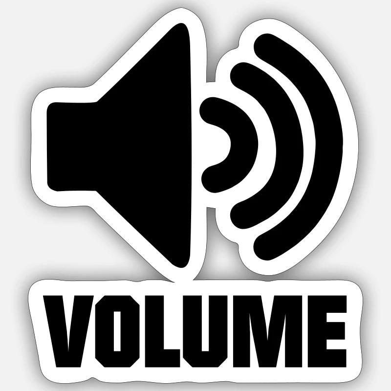 Volume Knob Sticker size S (10 x 10 cm)