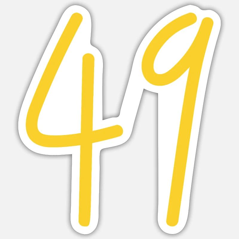 49 Sticker size S (10 x 10 cm)
