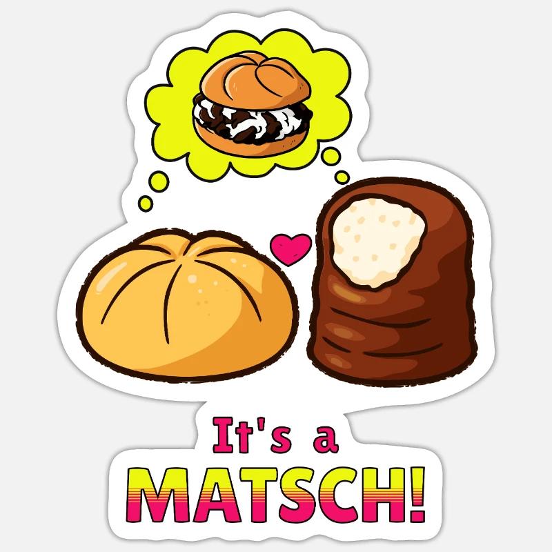 La boue roule dans l’amour – c’est une boue. Sticker taille S (10 x 10 cm)