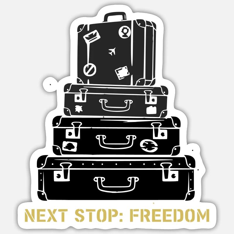 Déclaration de la Liberté de la Pile de Valses Sticker taille S (10 x 10 cm)