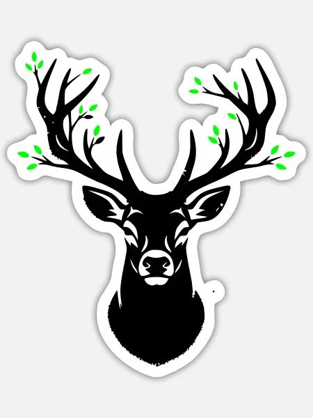 - Sticker size S (10 x 10 cm) - white matte