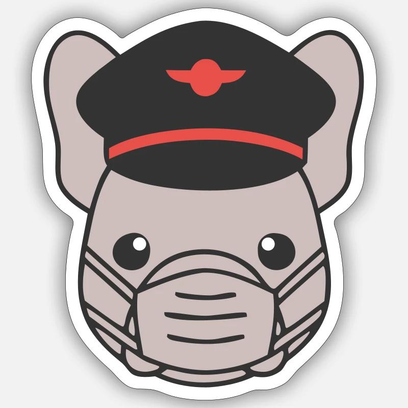 Sticker taille S (10 x 10 cm) -