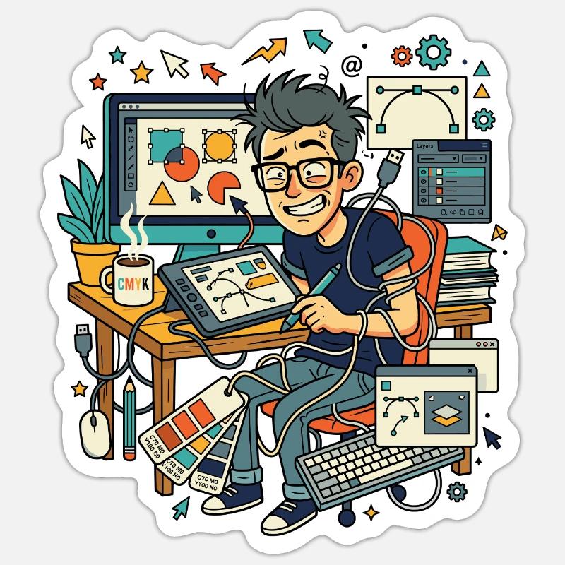 Sticker size S (10 x 10 cm) - 