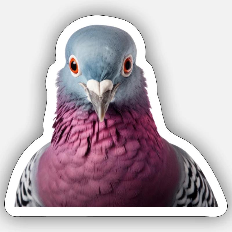 Dove - Sticker size S (10 x 10 cm) - white matte