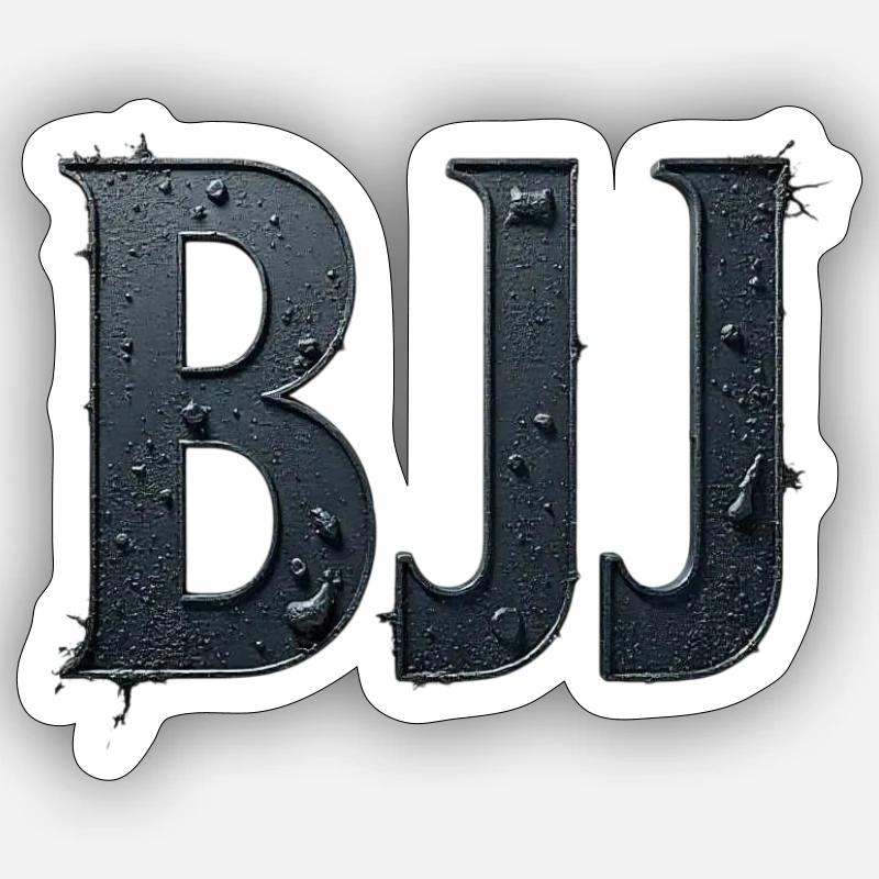 Jujitsu Brésilien grappling Sticker taille S (10 x 10 cm)