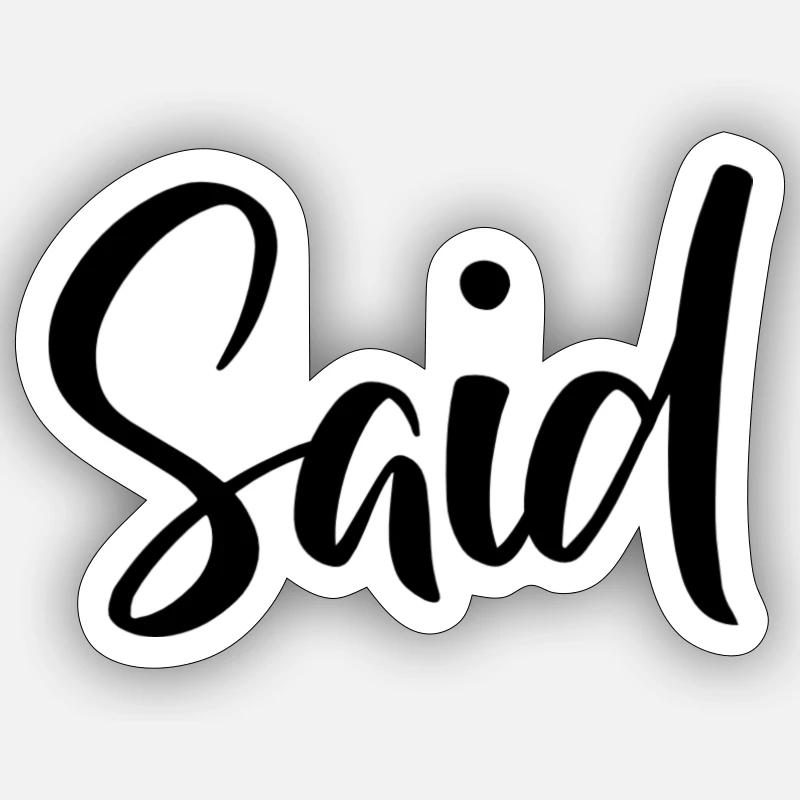 Sticker size S (10 x 10 cm) - 